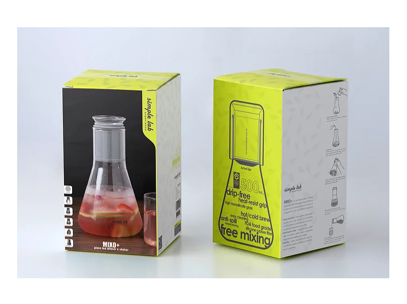 MIXO+. glass tea infuser & shaker
