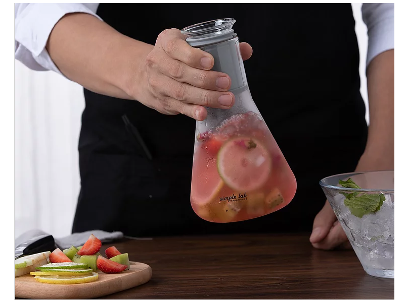 MIXO+. glass tea infuser & shaker