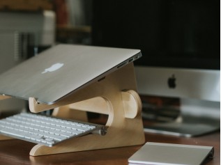 Adjustable Laptop Riser Holder cum Notebook Stand Keyboard Holder
