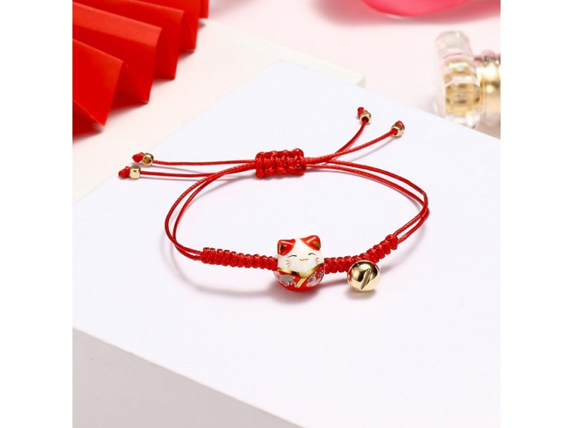 Enhanz360 Lucky Maneki Neko Cat Bracelet